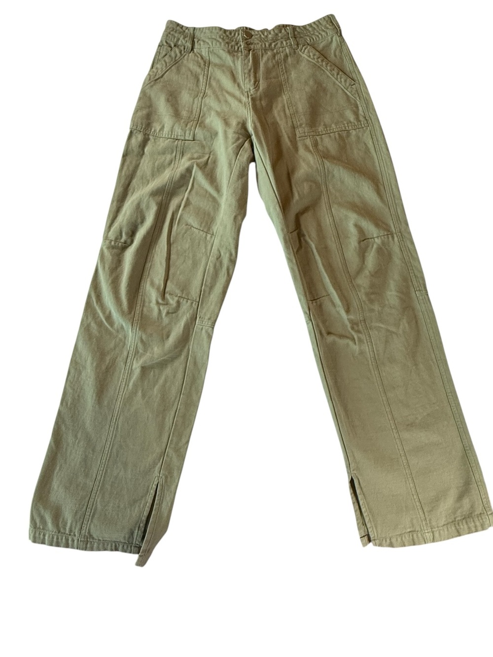 Böhme Women’s Medium Olive Green Wide Leg Pants